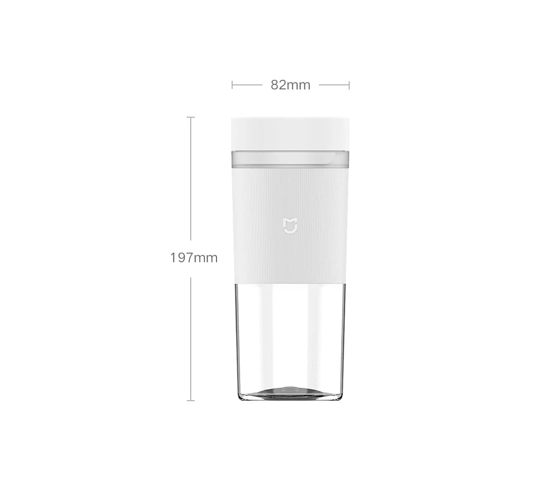 Novo xiaomi mijia portátil espremedor misturador 2 elétrico mini liquidificador de frutas e legumes rápido, esmaga gelo, suco e processador de alimentos