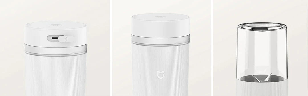 Novo xiaomi mijia portátil espremedor misturador 2 elétrico mini liquidificador de frutas e legumes rápido, esmaga gelo, suco e processador de alimentos