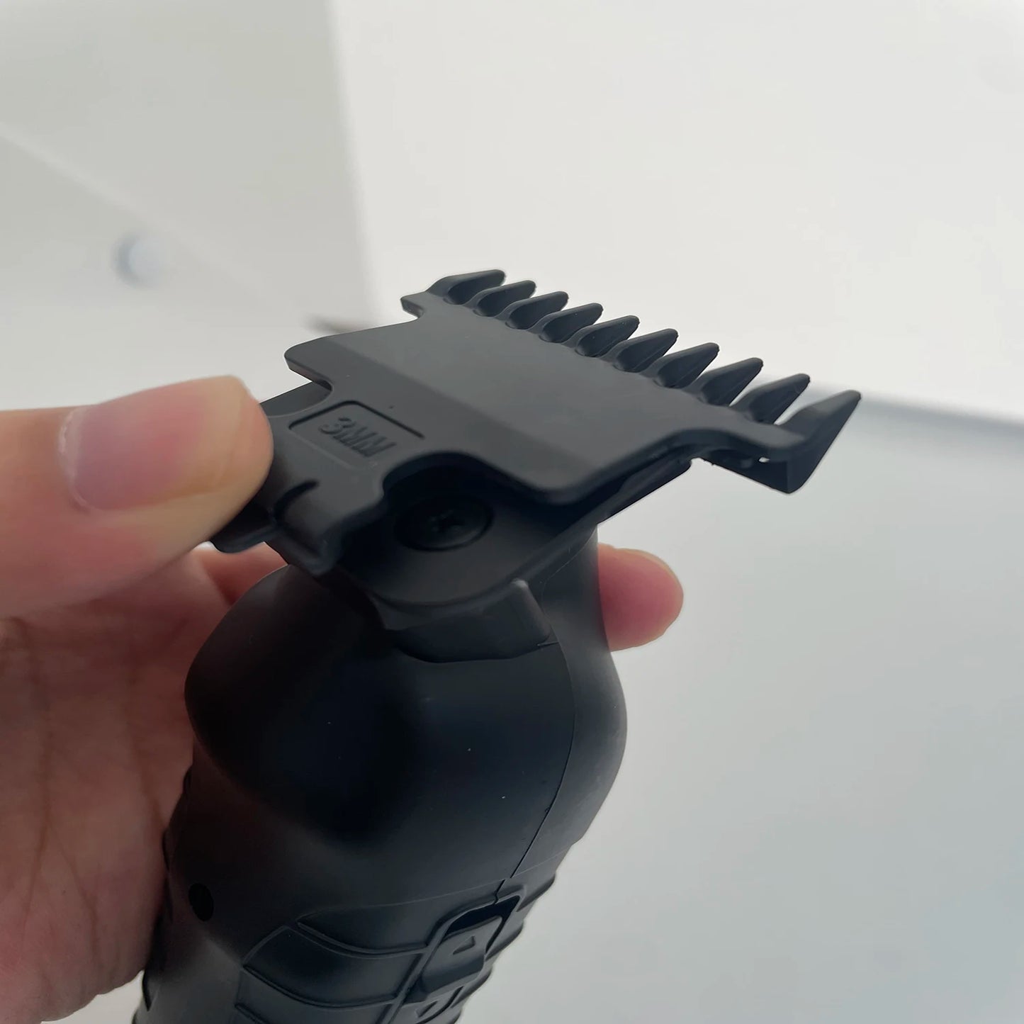 Kemei 2299 barbeiro aparador de cabelo sem fio 0mm zero  detalhe profissional máquina corte acabamento elétrico