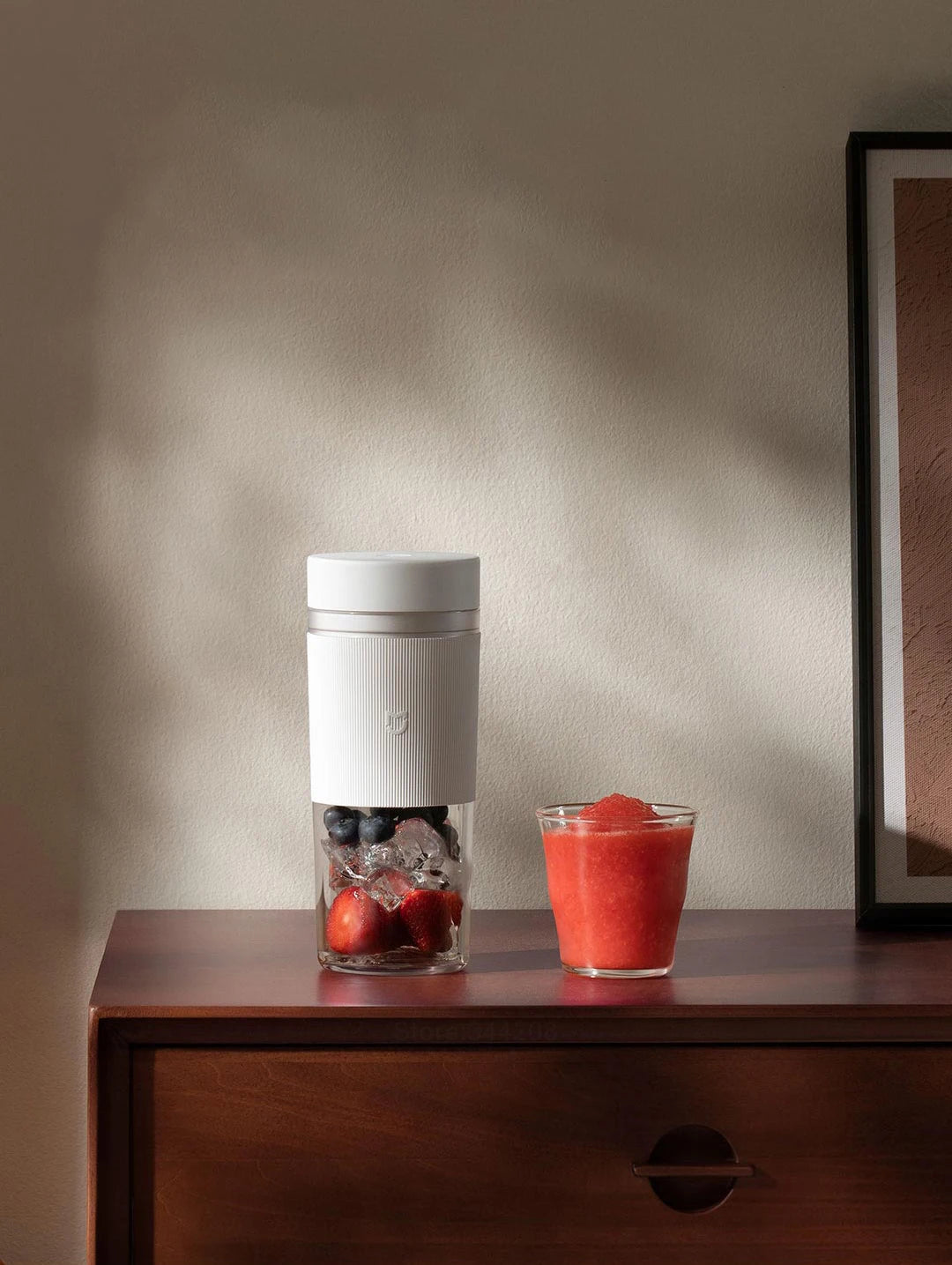 Novo xiaomi mijia portátil espremedor misturador 2 elétrico mini liquidificador de frutas e legumes rápido, esmaga gelo, suco e processador de alimentos